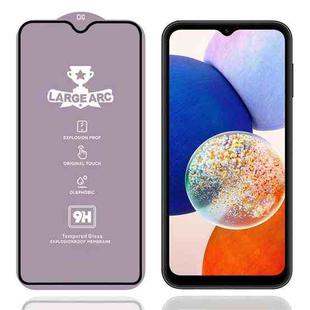 For Samsung Galaxy A14 5G 9H 0.4mm High Aluminum Large Arc Tempered Glass Film