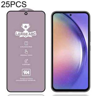 For Samsung Galaxy A54 5G 25pcs 9H 0.4mm High Aluminum Large Arc Tempered Glass Film