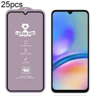 For Samsung Galaxy A05s 25pcs 9H 0.4mm High Aluminum Large Arc Tempered Glass Film