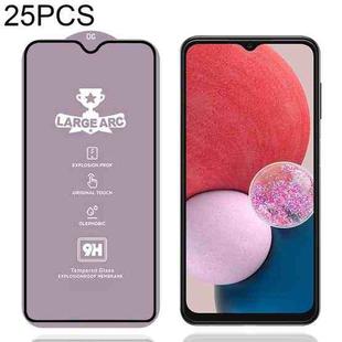 For Samsung Galaxy F13 25pcs 9H 0.4mm High Aluminum Large Arc Tempered Glass Film