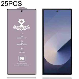 For Samsung Galaxy Z Fold6 25pcs 9H 0.4mm High Aluminum Large Arc Tempered Glass Film