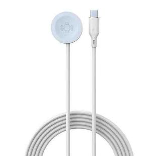 1-To-1 Type-C Charging Cable Watch Wireless Charger for Apple Watch Series(White)