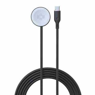 1-To-1 Type-C Charging Cable Watch Wireless Charger for Apple Watch Series(Black)