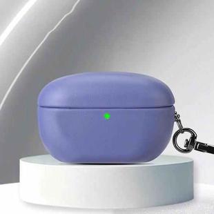 For Sony WF-1000XM5 Oily Leather Split Earphone Case(Lavender Grey)