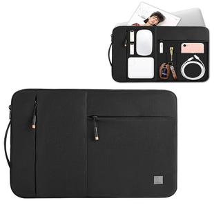 WIWU Alpha Nylon Travel Carrying Storage Bag Sleeve Case for 14 inch Laptop(Black)