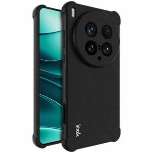 For vivo X200 Ultra imak Shockproof Airbag TPU Phone Case(Matte Black)
