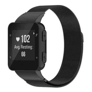 For Garmin Forerunner 35 / 30 xDfind Milanese Metal Watch Band(Black)