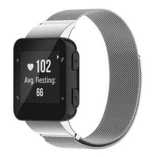 For Garmin Forerunner 35 / 30 xDfind Milanese Metal Watch Band(Silver)