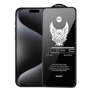 For iPhone 15 Pro Max WK WTP-012 KinKong 0.25mm 9H 4D Curved Privacy Tempered Glass Film