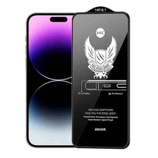 For iPhone 14 Pro WK WTP-012 KinKong 0.25mm 9H 4D Curved Privacy Tempered Glass Film