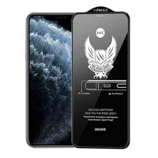 For iPhone 11 Pro Max WK WTP-012 KinKong 0.25mm 9H 4D Curved Privacy Tempered Glass Film