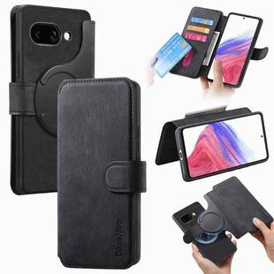 For Google Pixel 9a CaseNeo MagSafe RFID Anti-theft Retro Leather Phone Case(Black)