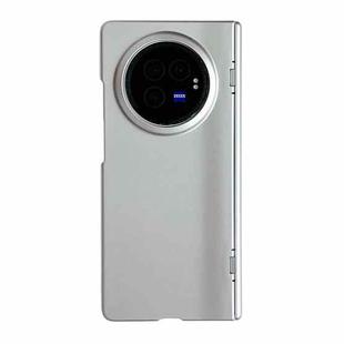 For vivo X Fold3 Integrated Spring Axis Skin Feel Phone Case(Silver)