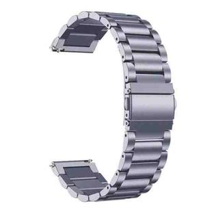 22mm xDfind Three Beads Stainless Steel Watch Band(Space Grey)