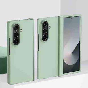 For Samsung Galaxy Z Fold7 5G 3 in 1 Skin Feel PC Phone Case(Mint Green)