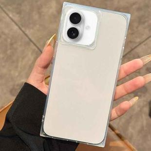 For iPhone 16 Plus All Inclusive Cube TPU Phone Case(Transparent)