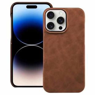 For iPhone 14 Pro Retro Texture MagSafe Phone Case(Brown)