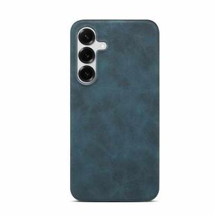 For Samsung Galaxy S25+ 5G Retro Texture MagSafe Phone Case(Blue)