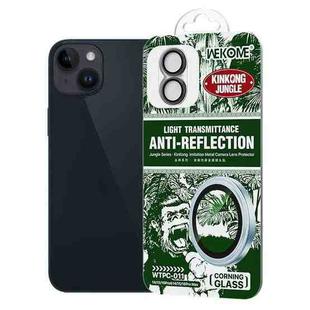 For iPhone 16 / 16 Plus WK WTPC-011 Jungle Series Kinkong Imitation Metal Camera Lens Protector Film(Black)
