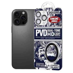 For iPhone 16 Pro / 16 Pro Max WK WTPC-012 Jungle Series Kinkong PVD Dual-color Metal Lens Protector Film(Transparent)