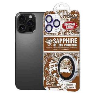 For iPhone 16 Pro / 16 Pro Max WK WTPC-013 Jungle Series Kinkong Sapphire Metal Camera Lens Protector Film(Purple)