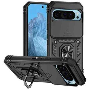 For Google Pixel 10 Sliding Camshield Holder Phone Case(Black)