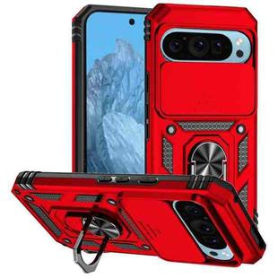 For Google Pixel 10 Sliding Camshield Holder Phone Case(Red)