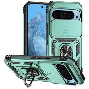 For Google Pixel 10 Sliding Camshield Holder Phone Case(Green)