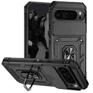 For Google Pixel 10 Pro XL Sliding Camshield Holder Phone Case(Black)
