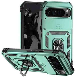 For Google Pixel 10 Pro XL Sliding Camshield Holder Phone Case(Green)