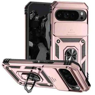 For Google Pixel 10 Pro XL Sliding Camshield Holder Phone Case(Rose Gold)