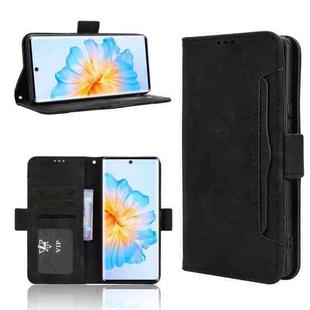 For Fossibot S3 Pro Skin Feel Calf Texture Card Slots Leather Phone Case(Black)