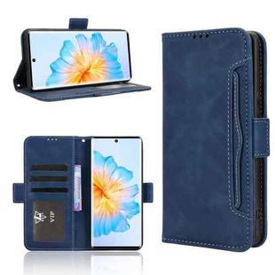 For Fossibot S3 Pro Skin Feel Calf Texture Card Slots Leather Phone Case(Blue)