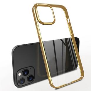 For iPhone 12 Pro Max X-level Dawn Series Shockproof Ultra Slim Protective Case(Gold)