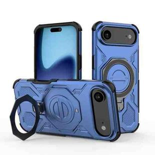 For iPhone 17 Air J-20 Solid Color MagSafe Magnetic TPU+PC Phone Case(Blue)