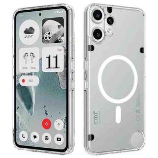 For Nothing CMF Phone 2 Pro MagSafe Clear Acrylic PC Hybrid TPU Phone Case(Transparent)