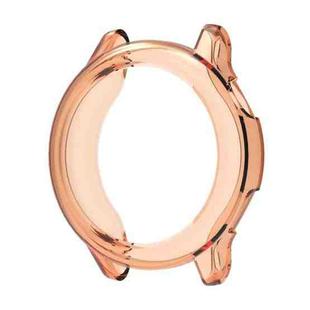 For Garmin vivoactive 6 Half Coverage Hollow TPU Watch Protective Case(Transparent Orange)