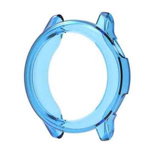 For Garmin vivoactive 6 Half Coverage Hollow TPU Watch Protective Case(Transparent Blue)
