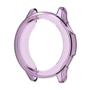 For Garmin vivoactive 6 Half Coverage Hollow TPU Watch Protective Case(Transparent Purple)
