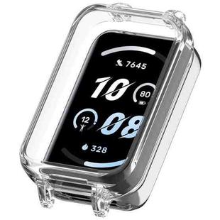 For Honor Band 10 PC Ear Half Coverage Watch Protective Frame(Transparent White)
