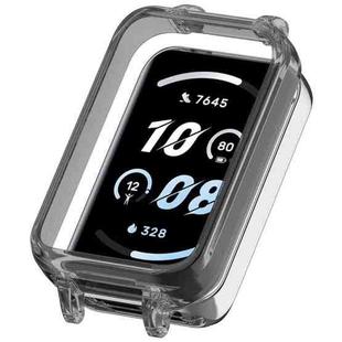 For Honor Band 10 PC Ear Half Coverage Watch Protective Frame(Transparent Black)