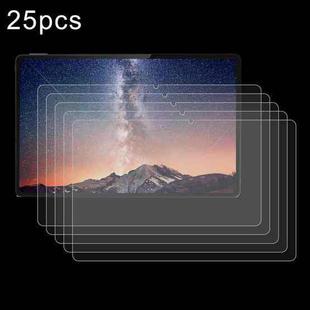 For Azeyou F27 / F29 12 inch 25pcs 9H 0.3mm Explosion-proof Tempered Glass Film