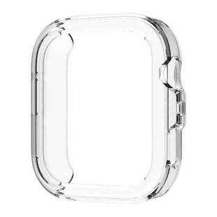 For Huawei Watch Fit 4 Pro Half Coverage Hollow TPU Watch Protective Case(Transparent)