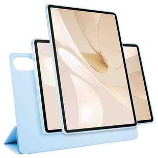For Huawei MatePad Air 12 2024 Trifold Magnetic Split Acrylic Leather Tablet Case(Ice Blue)
