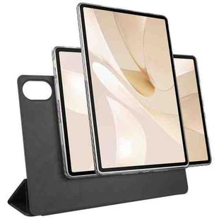 For Huawei MatePad Air 12 2024 Trifold Magnetic Split Acrylic Leather Tablet Case(Black)