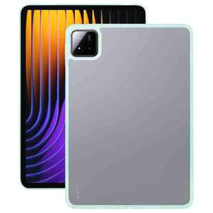 For Xiaomi Pad 7 / 7 Pro Color TPU Hybrid Clear Acrylic Tablet Case(Green)