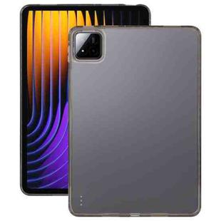 For Xiaomi Pad 7 / 7 Pro Color TPU Hybrid Clear Acrylic Tablet Case(Black)