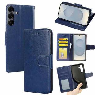 For Samsung Galaxy S25 5G Crystal Texture Leather Phone Case(Royal Blue)