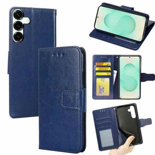 For Samsung Galaxy S25+ 5G Crystal Texture Leather Phone Case(Royal Blue)