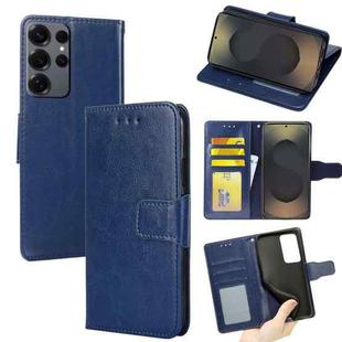 For Samsung Galaxy S25 Ultra 5G Crystal Texture Leather Phone Case(Royal Blue)